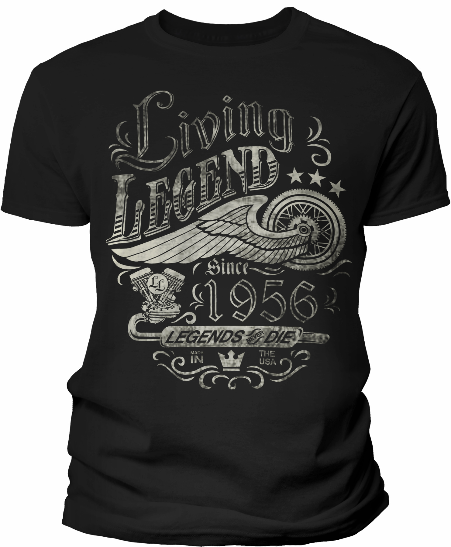 70th Birthday Gift Shirt For Men – Living Legend 1956