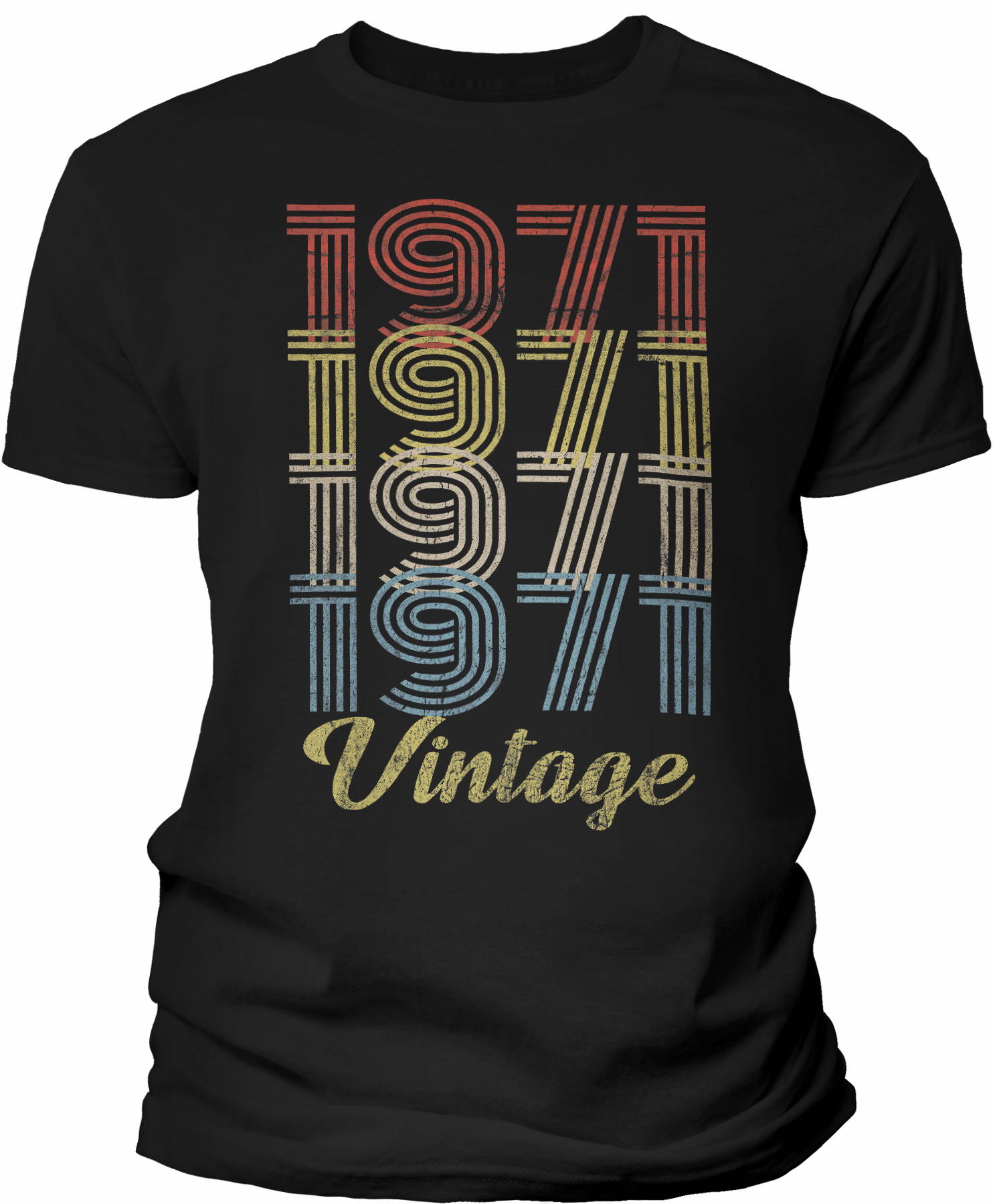 55th Birthday Gift Shirt For Men – 1971 Retro Birthday – 004